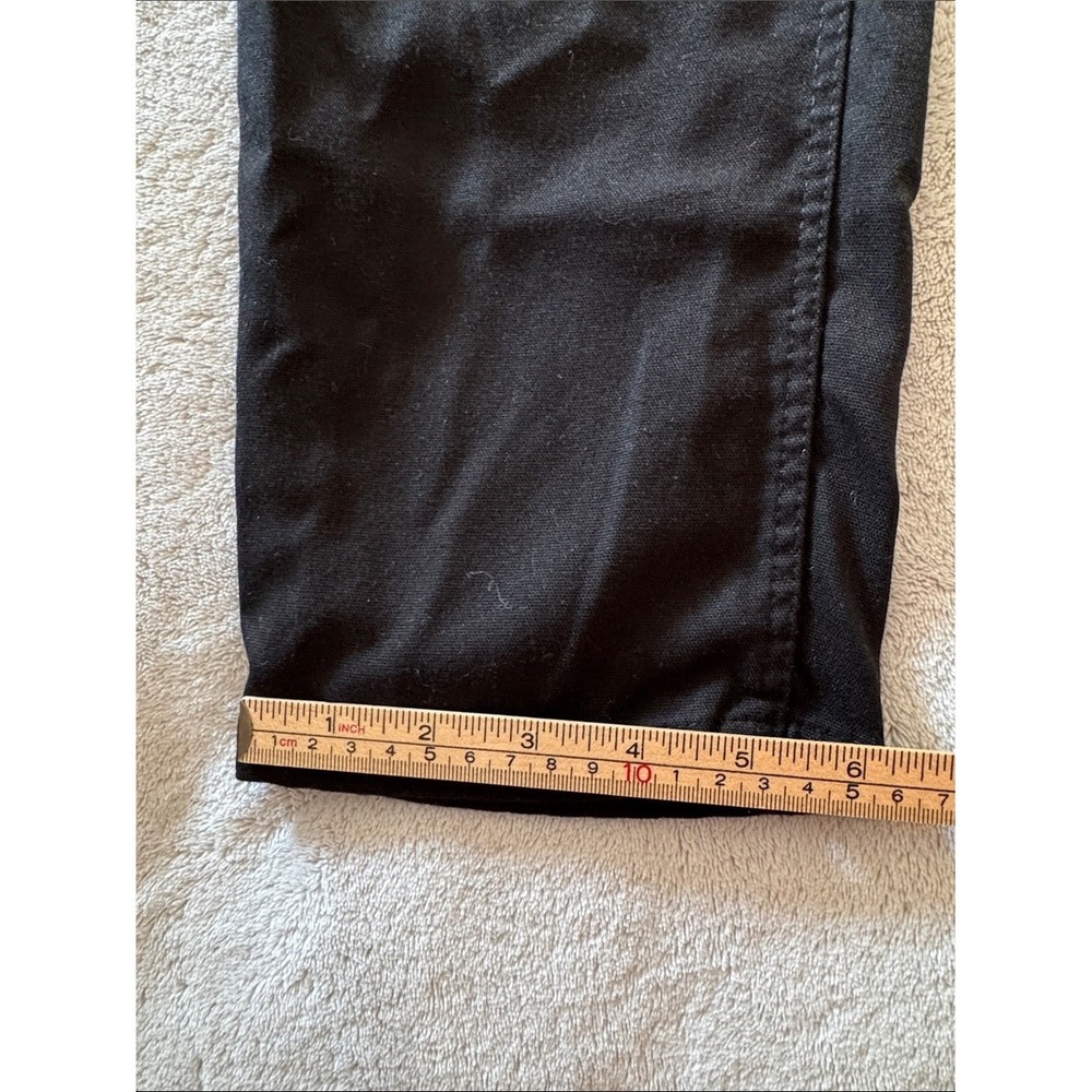 Zara Men's Black Slim Fit Chino Pants Stretch Casual Trousers Size 36 - Picture 4 of 8